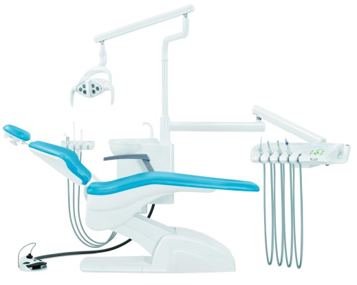 Установка стоматологическая QL-2028 (Pragmatic) с нижней подачей Р01 Голубой, Fengdan / Китай