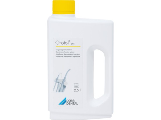 Оротол плюс / Orotol plus - жидкость для очистки и дезинфекции аспирационных систем (2.5л), Durr Dental / Германия