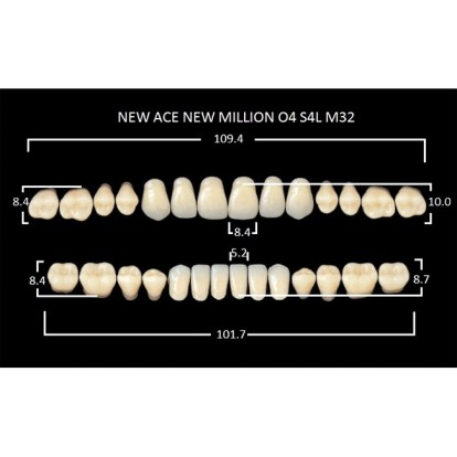 Зубы планка 28 шт MILLION NEW ACE O4/A1