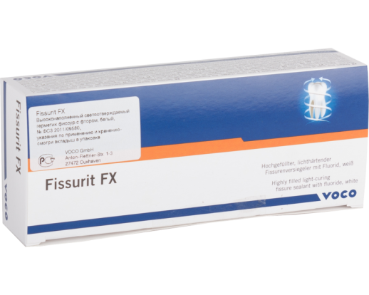 Фиссурит / Fissurit FX- световой материал для запечатывания фиссур со фтором (2.5г), VOCO / Германия